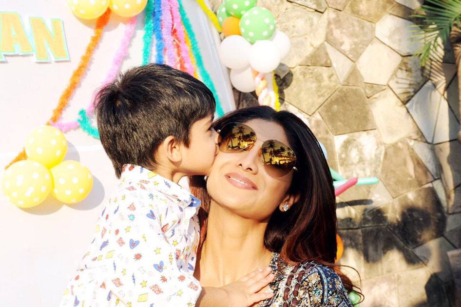 Happy bday @ViaanRajKundra,4years ago you gave birth to the Mother in me.The best role of my life Blessed- twitter@TheShilpaShetty