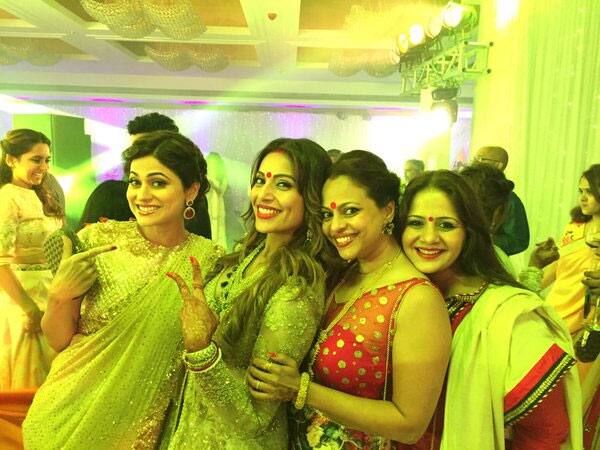 Had such a blast last night!Congratulations @bipsluvurself wish you all d happiness in d world!u deserve it!!- twitter@ShamitaShetty