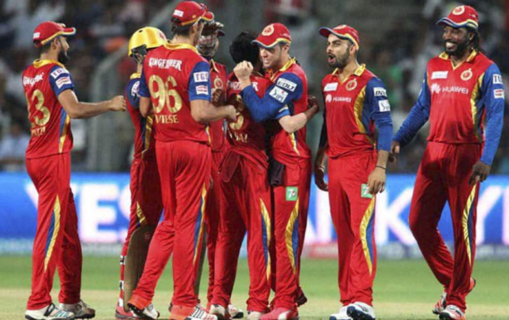 The Royal Challengers Bangalore come in at the ninth position with a total of 227 runs against the Sunrisers Hyderabad at the Chinnaswamy stadium in Bengaluru.