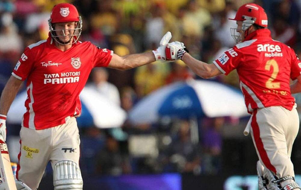 The Kings XI Punjab also scored 231 runs against the Chennai Super Kings at the Barabati Stadium in Cuttack.