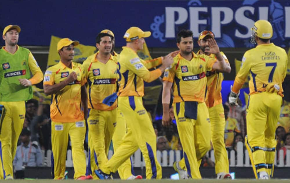 The Chennai Super Kings also occupy the fourth spot after the posted a total of 240 runs against the Kings XI Punjab in the IS Bindra Stadium at Mohali.