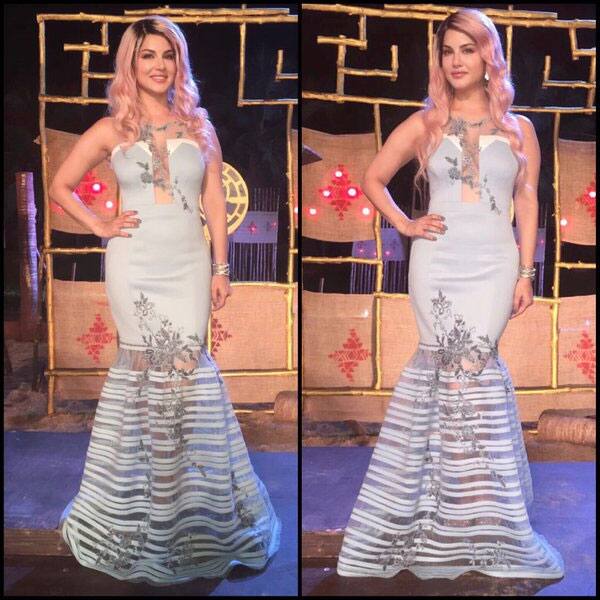 The whole mermaid look-Outfit by @geishadesigns styled by @hitendra1480 makeup- @nina_sagri &hair- @tomasmoucka- twitter@SunnyLeone