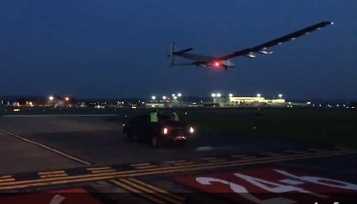Watch: Sun-powered Solar Impulse 2 lands in Pennsylvania!