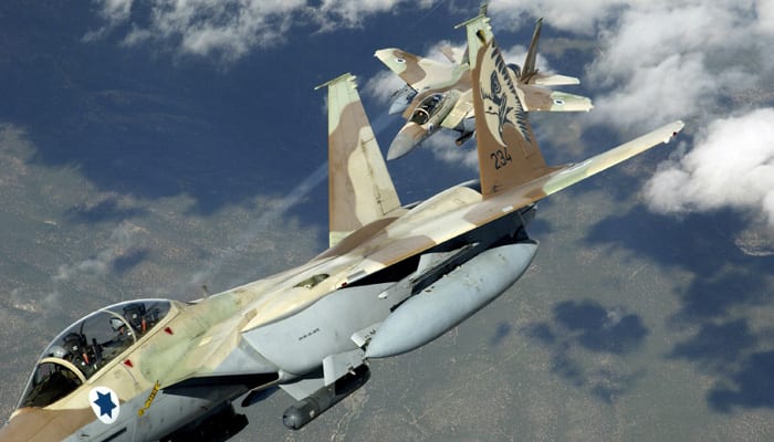 Israeli air force targets Gaza sites after rocket attack