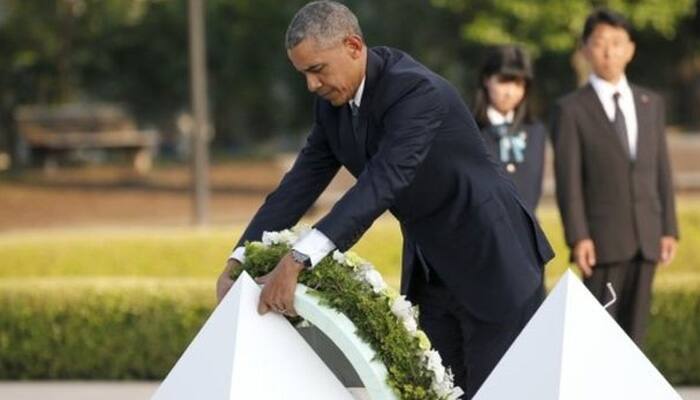 Barack Obama lays wreath at Hiroshima Memorial, says death fell from the sky and the world changed  