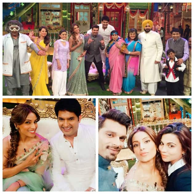 Thank you @KapilSharmaK9 @preeti_simoes n d entire team of The Kapil Sharma Show 4 d mad love today! Was crazy fun!- twitter@bipsluvurself