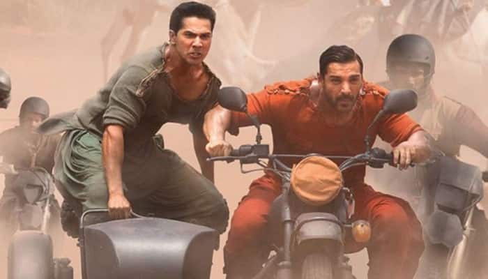 &#039;Dishoom&#039; poster OUT! Varun Dhawan, John Abraham look uber classy