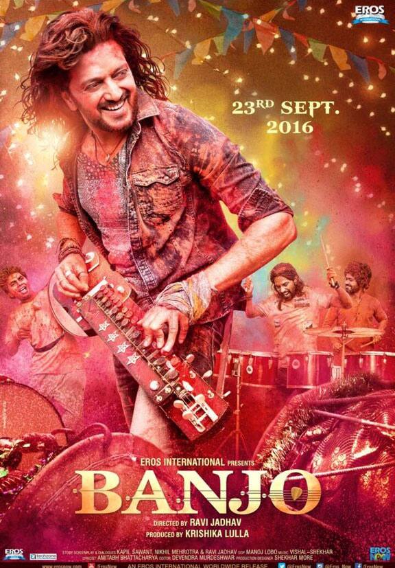 Here's the official poster of #Banjo. Releases 23 September 2016. - Twitter@taran_adarsh