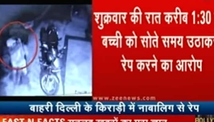 Shocking! 8-year-old girl sleeping outside hut abducted, raped in Delhi – Watch CCTV footage here