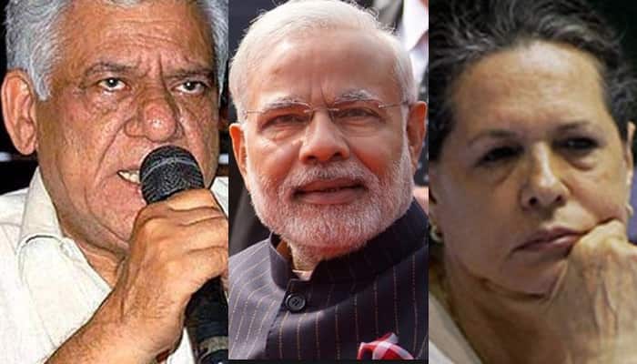 Om Puri praises PM Narendra Modi; blasts Sonia Gandhi for pushing &#039;Rahul as PM&#039;, asks are we fools - WATCH