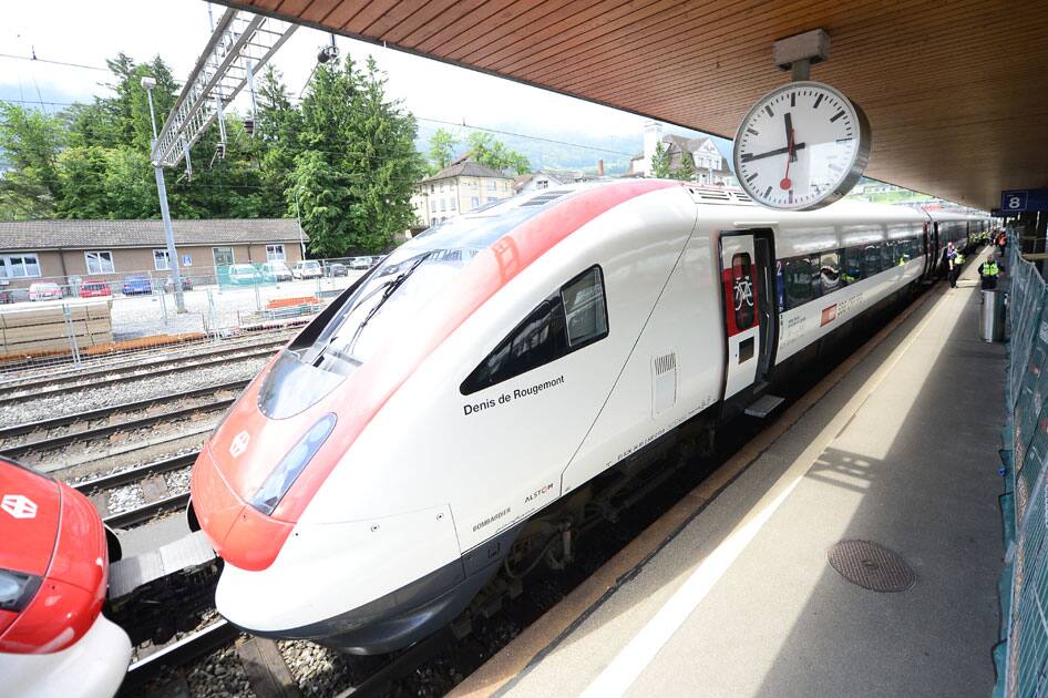 After 17 years of construction work, the Gotthard Base Tunnel opened for the first time extending 57 km in length in Switzerland.