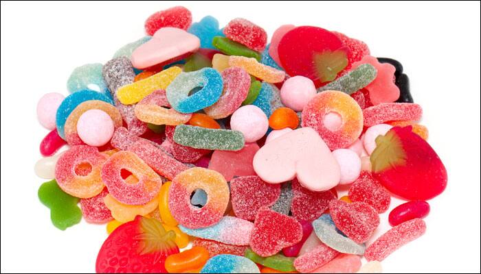 Do not eat too much of candies if you want to have healthy skin as it is coated with sugar and excessive eating of sugar makes our skin dull and wrinkled.  
