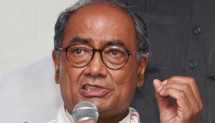 Delhi CM Kejriwal using public money to build his image: Digvijaya Singh