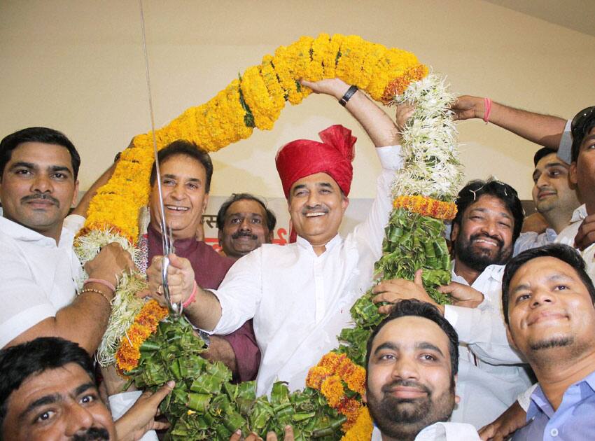 NCP Leader Praful Patel being felicitate