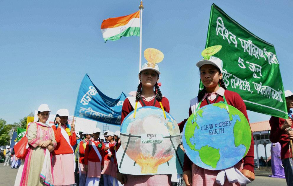 World Environment Day at Ridge in Shimla.