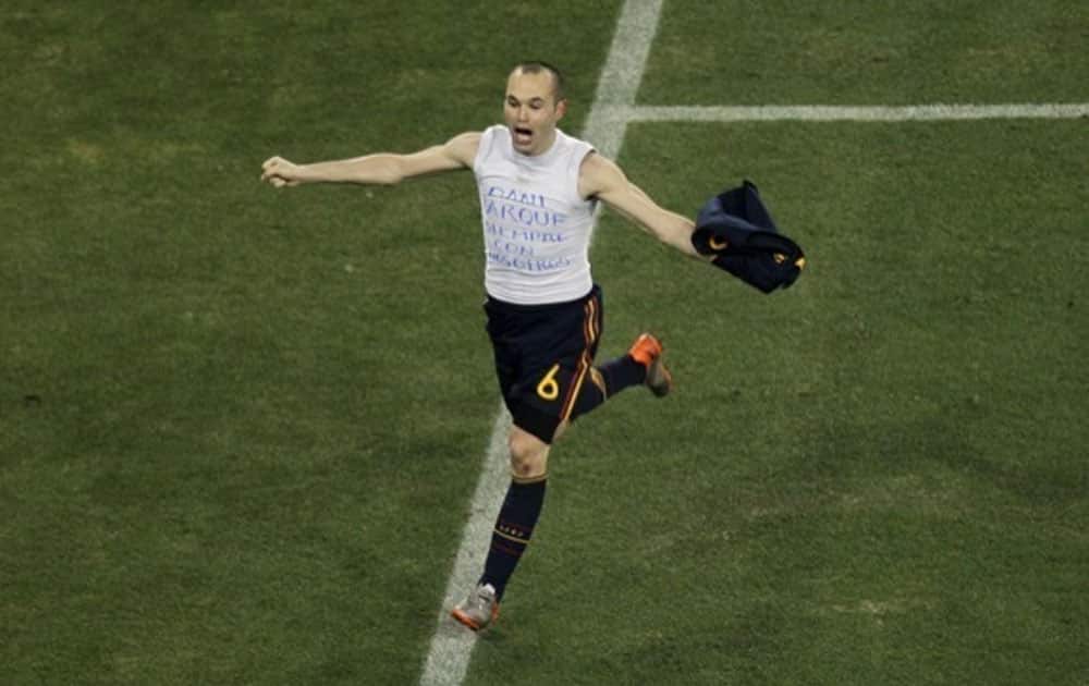 Andres Iniesta: The best dribbler in the Spain squad will be tasked to launch attacks and also hold the ball to accomodate Spain's style of possession football.