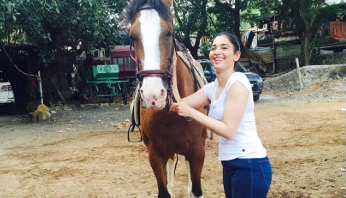 Tamannaah Bhatia learns horse riding for &#039;Baahubali 2&#039;