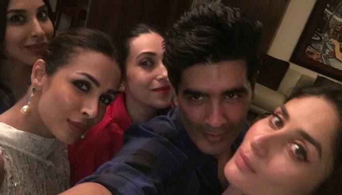 Girls just wanna have fun! Kareena-Karisma-Malaika party hard with Manish Malhotra -- See pics