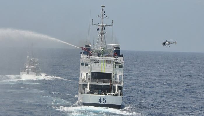 Coast Guards of India, Korea hold joint exercises