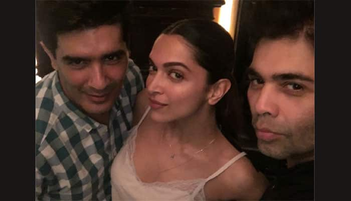 Deepika Padukone&#039;s outing with Manish Malhotra, Karan Johar is laced with style! - View pic 