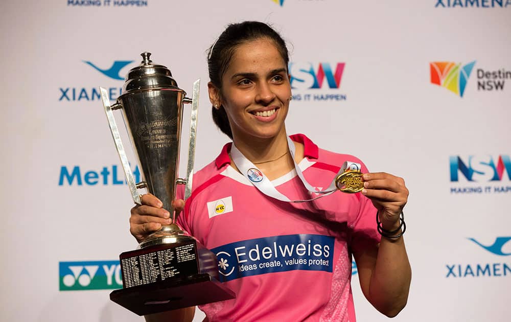 Saina wins Australian Badminton Open 2016