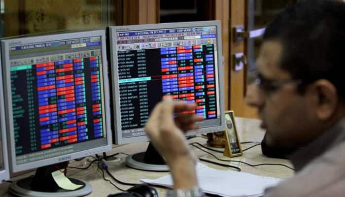 Sensex plummets 263 points on weak data, global cues