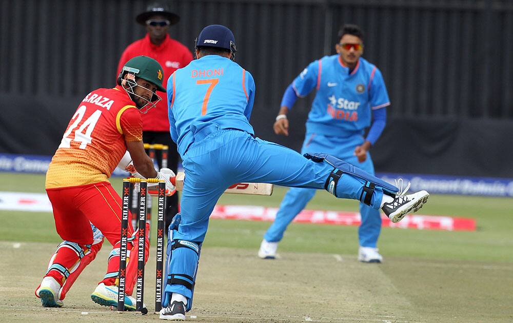 One Day International cricket match between Zimbabwe and India