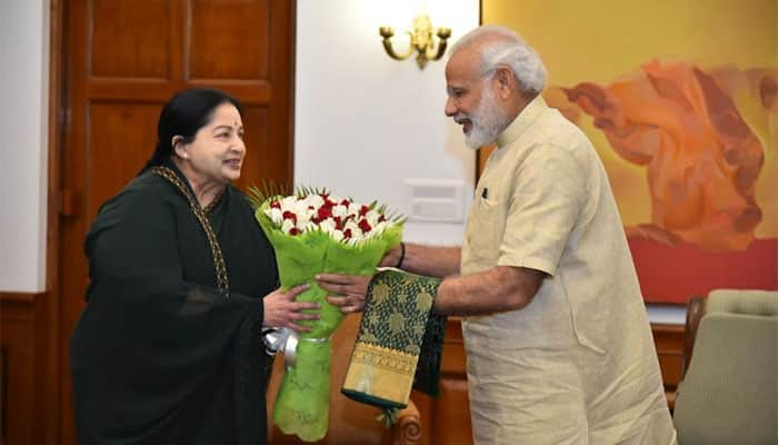 As BJP eyes AIADMK&#039;s backing in Rajya Sabha, Jayalalithaa meets PM Modi, submits 29-point charter of demands