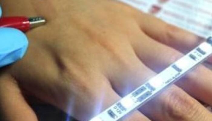 Flexible, conductive nanofiber film could lead to electronic skin!