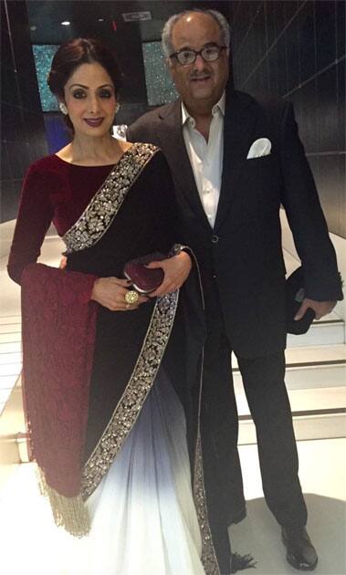 Boney Kapoor and Sridevi