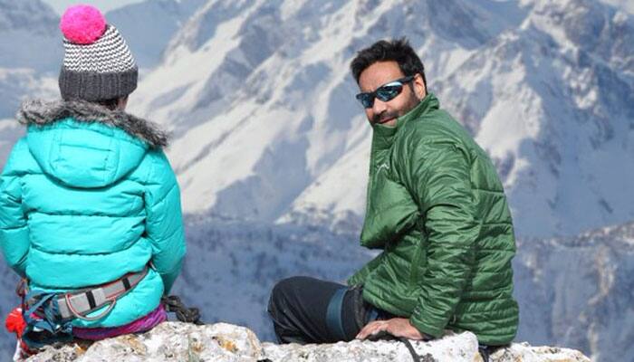 Ajay Devgn unveils new poster of ‘Shivaay’ featuring Dilip Kumar’s grand-niece Sayyeshaa