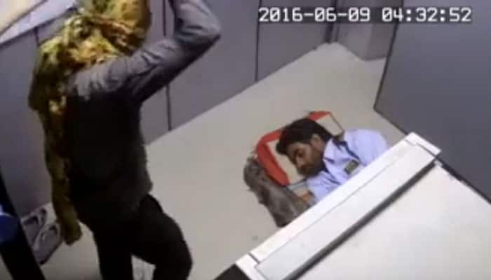 DISTURBING VIDEO: This will give you goose bumps - Guard beaten to death in sleep inside ATM | Humanity has died!