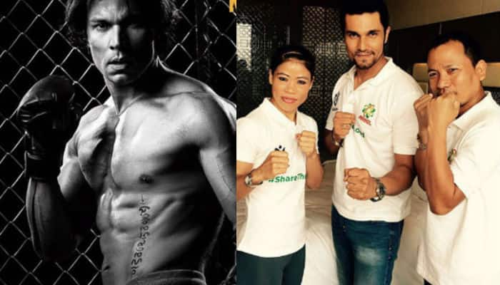 Power-punch! Randeep Hooda freezes frame with Boxing legend Mary Kom – Pics inside