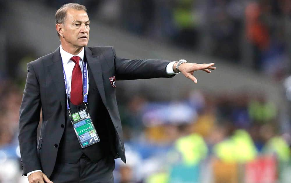 Albania coach Gianni De Biasi