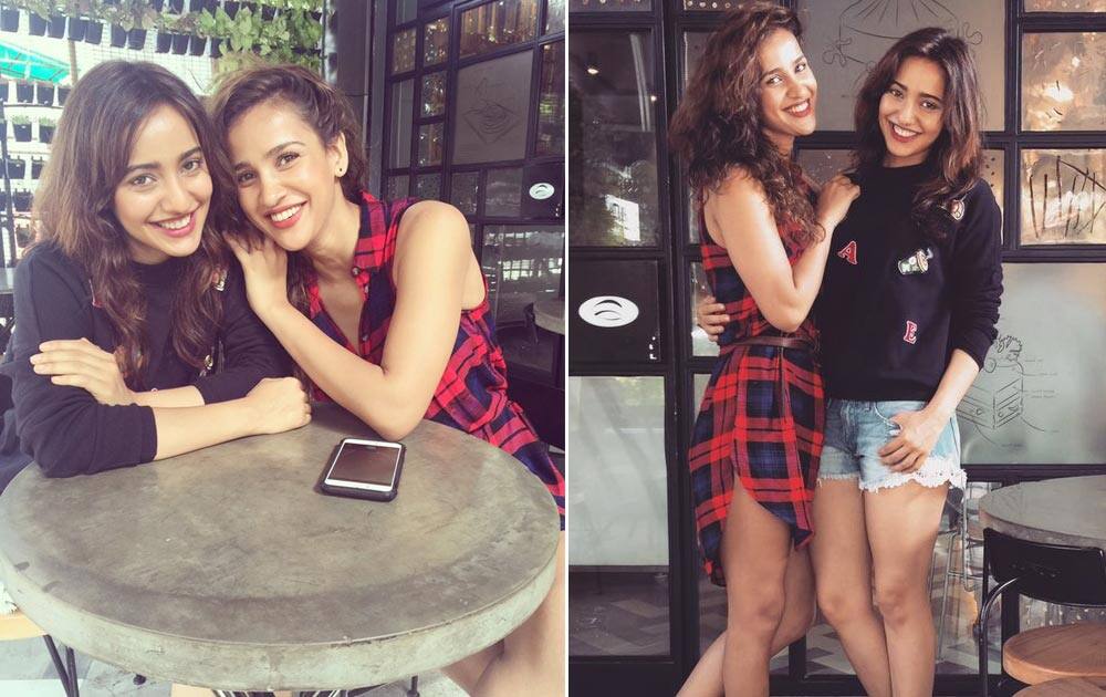 Brekky wid my most fav @aishasharma25 and joy..good times. Twitter@Officialneha