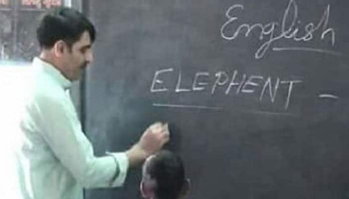 Embarrassing! MBA degree holder Gujarat minister misspells elephant, calls it &#039;teaching tactic&#039;   