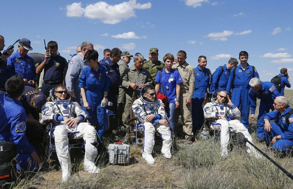 The International Space Station crew