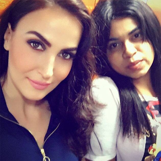 Back from a great shoot in Delhi today- Elli Avram