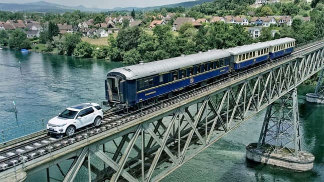 MUST WATCH video: Tata&#039;s Land Rover shows off its muscles, pulls 100-tonne train