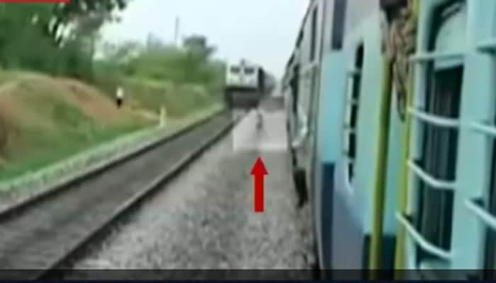 Caught on camera: Woman jumps in front of moving train in Hyderabad, video goes viral