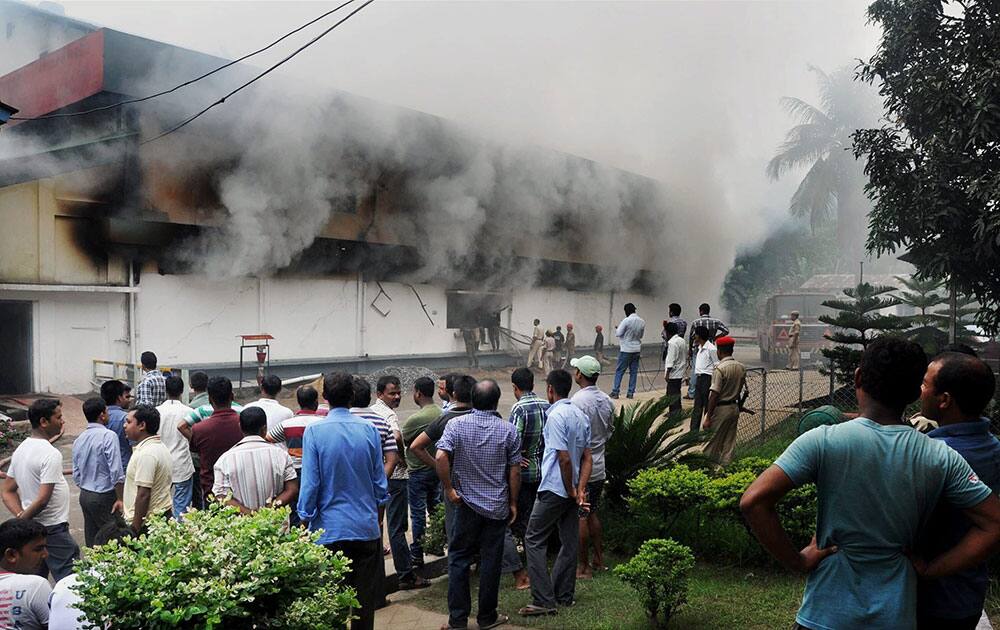 Fire in Guwahati