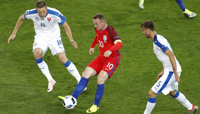 UEFA Euro 2016: Mediocrity in midfield vs Slovakia adds to Wayne Rooney&#039;s woes