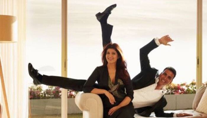 Here&#039;s how Akshay Kumar and wife Twinkle Khanna celebrated &#039;International Yoga Day&#039;! Pic inside