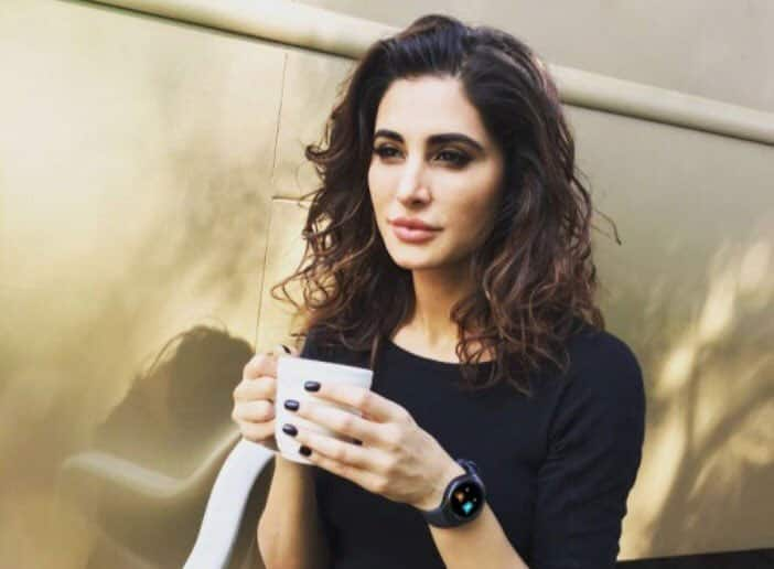 Starting my day with a hot cup of coffee - NargisFakhri