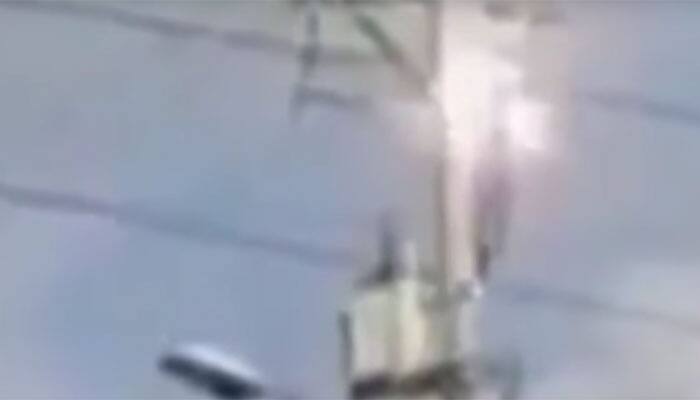DISTURBING VIDEO: Man tries to repair 11000 volt line, gets electrocuted