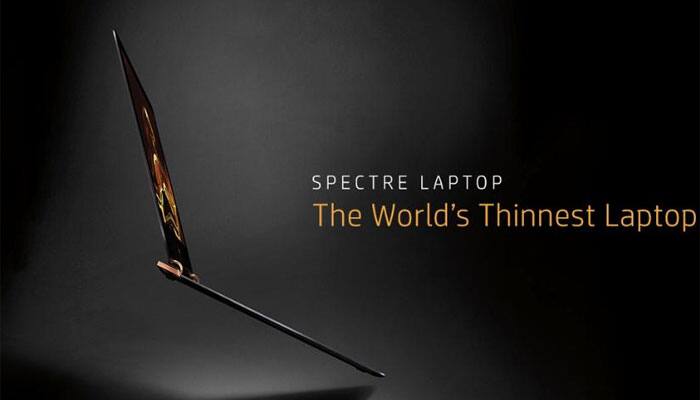 HP Spectre 13, world’s thinnest laptop launched in India, available from July 25