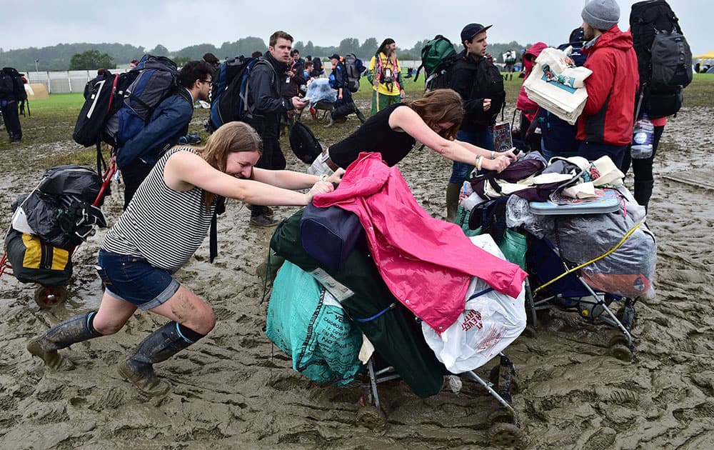 Britain Glastonbury Festival