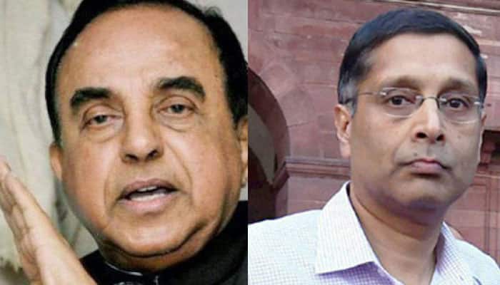 If Arvind Subramanian is asset for BJP govt, will suspend &#039;sacking&#039; demand: Subramanian Swamy
