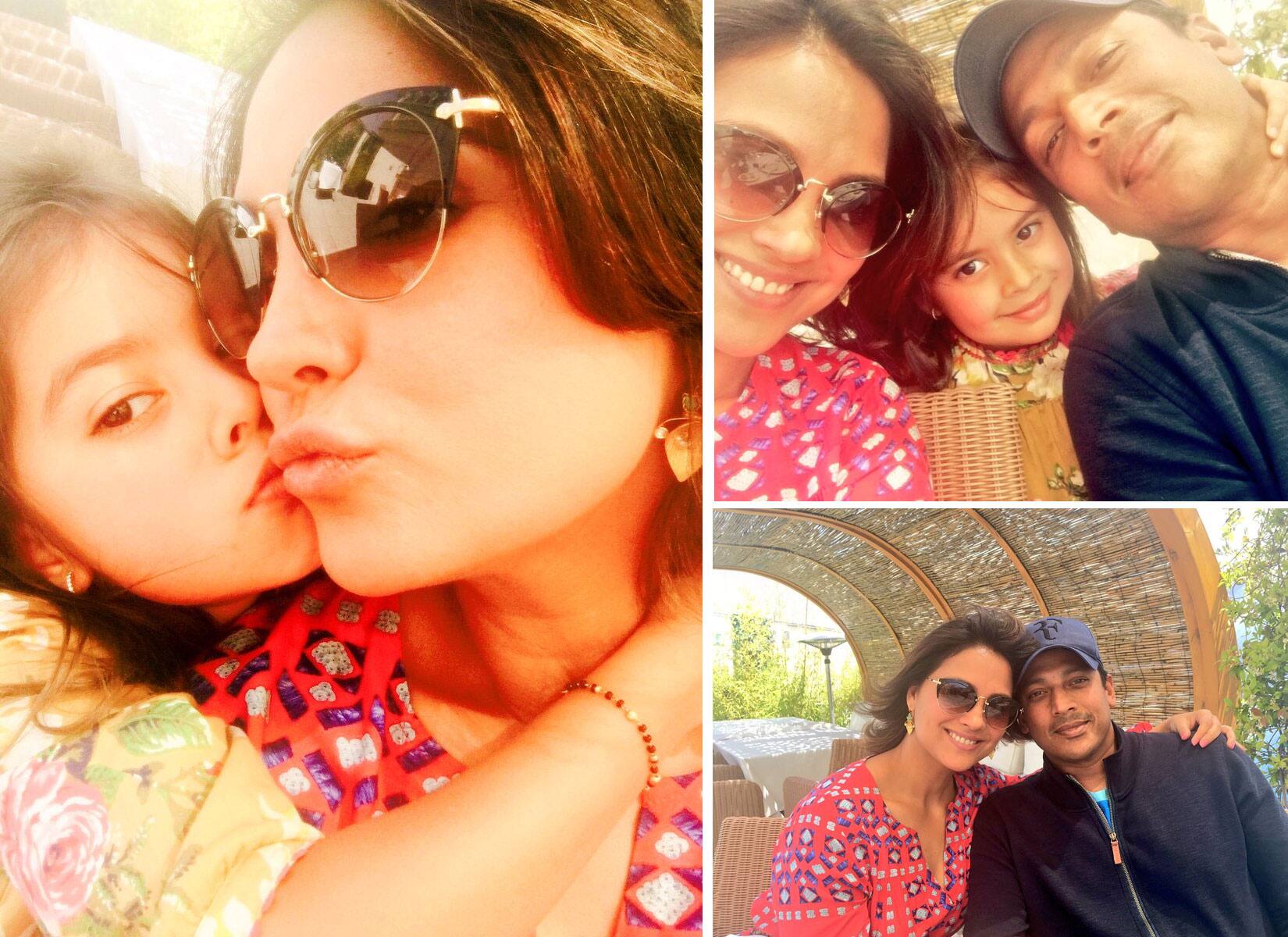 #IIFADiaries. lunch with the familia!!- Lara Dutta Bhupathi