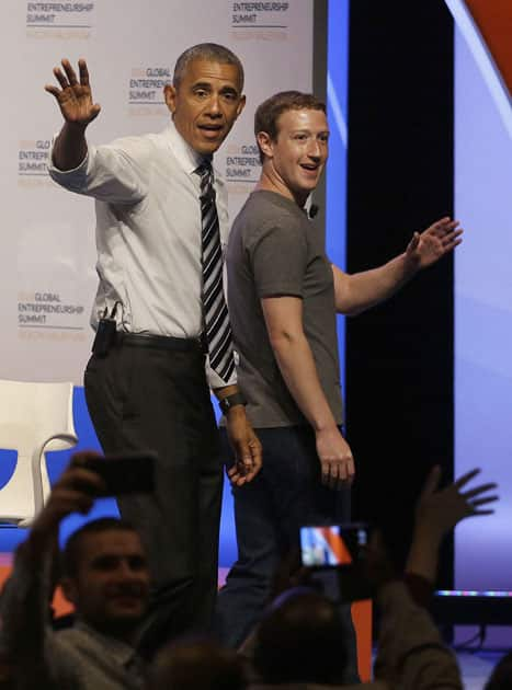 President Barack Obama and Facebook founder Mark Zuckerberg